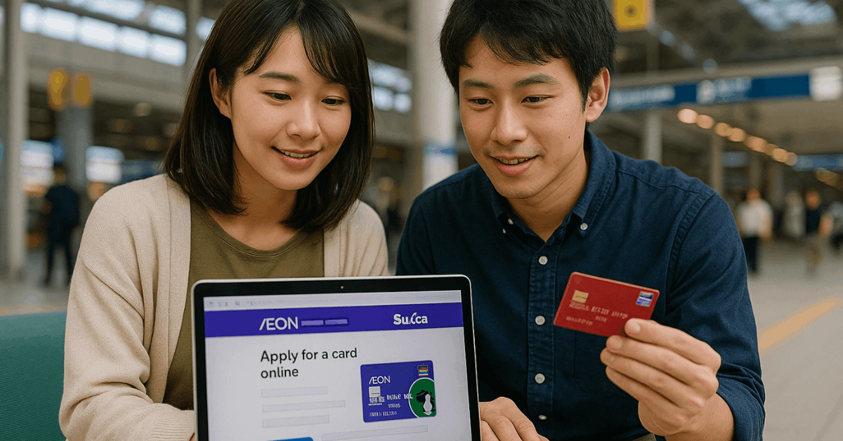 Guía para solicitar la tarjeta Aeon Suica en línea