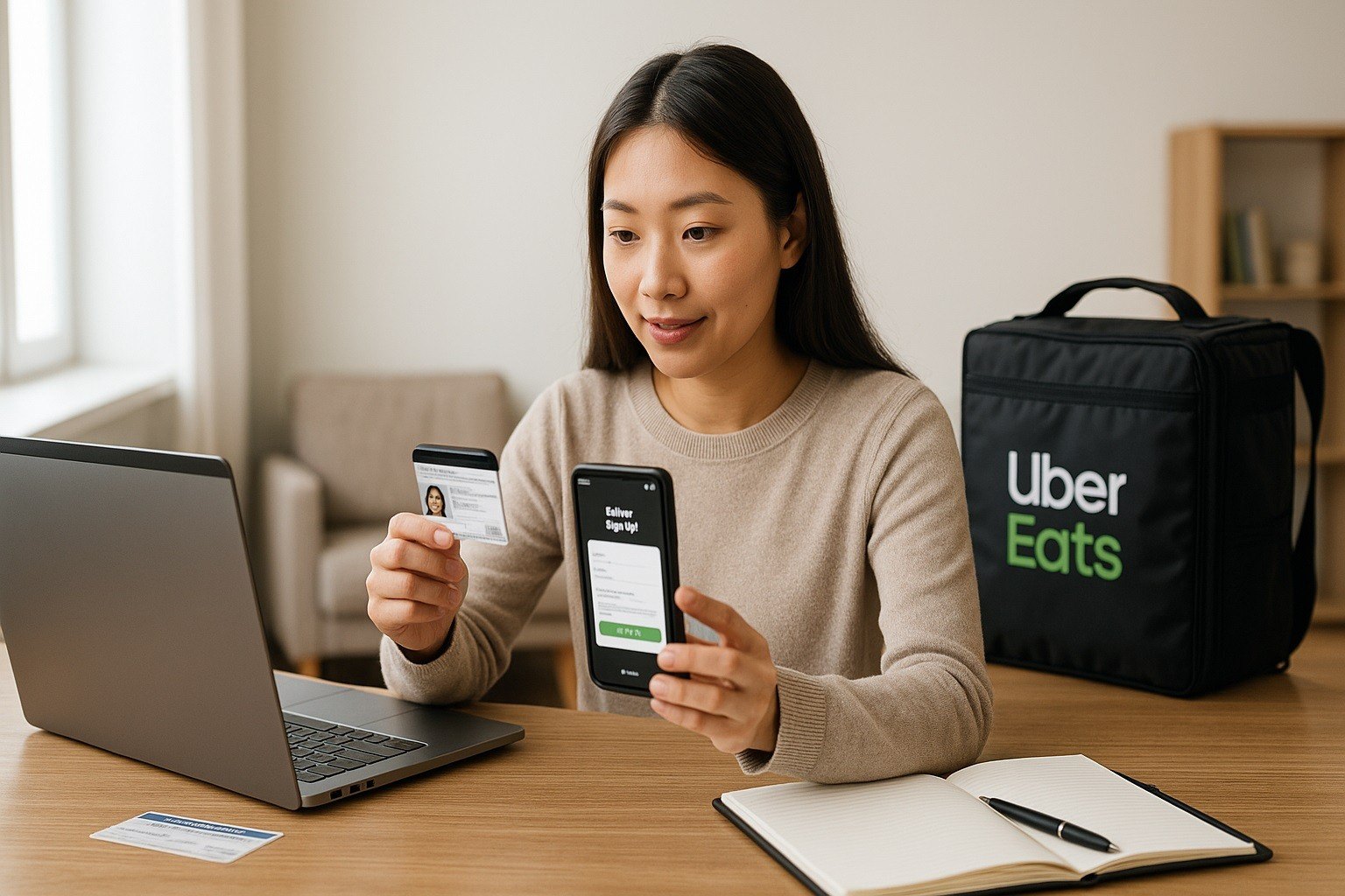Comienza a conducir ahora: Guía para solicitar en Uber Eats